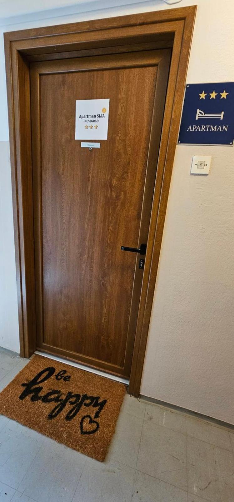 Novigrad Istria Apartman Sija Novigrad מראה חיצוני תמונה